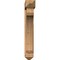Ekena Millwork Legacy Arts and Crafts Smooth Bracket w/ Offset Brace, Western Red Cedar, 7 1/2"W x 36"D x 48"H BKT0806X36X48LEC03SWR - alternate 4
